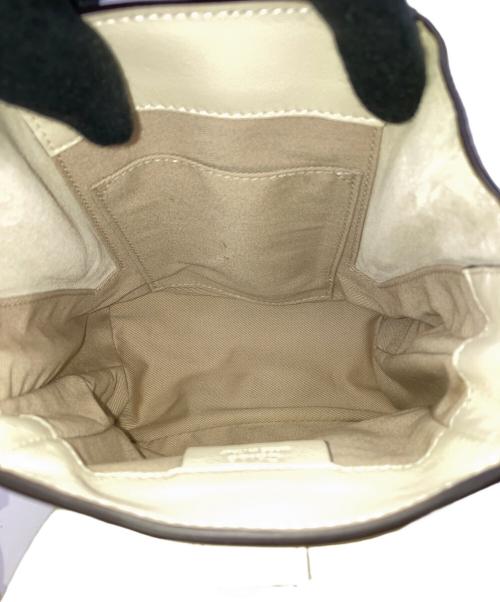 Chloe（クロエ）Chloe (クロエ) レザーミニリュック ベージュの古着・服飾アイテム