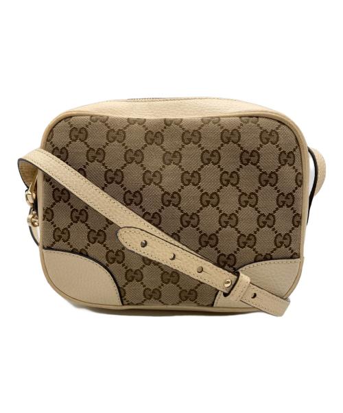 GUCCI（グッチ）GUCCI (グッチ) ショルダーバッグ ベージュ×アイボリーの古着・服飾アイテム