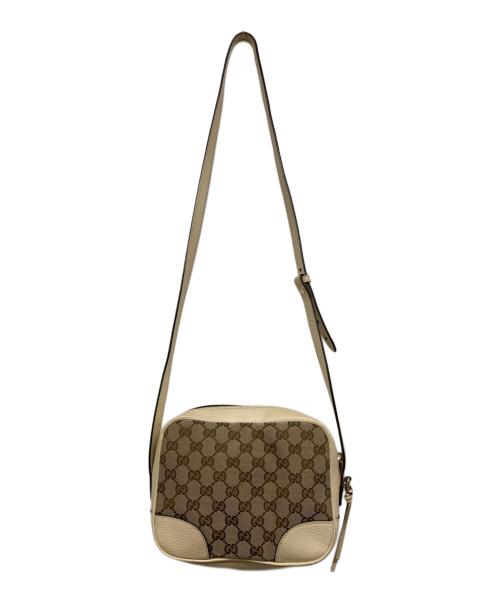 GUCCI（グッチ）GUCCI (グッチ) ショルダーバッグ ベージュ×アイボリーの古着・服飾アイテム