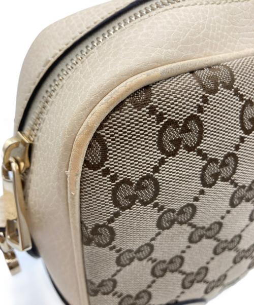 GUCCI（グッチ）GUCCI (グッチ) ショルダーバッグ ベージュ×アイボリーの古着・服飾アイテム