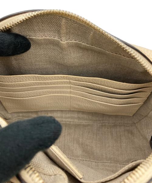 GUCCI（グッチ）GUCCI (グッチ) ショルダーバッグ ベージュ×アイボリーの古着・服飾アイテム