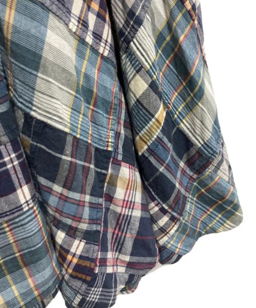 POLO RALPH LAUREN（ポロ・ラルフローレン）POLO RALPH LAUREN (ポロ・ラルフローレン) チェックノースリーブワンピース ネイビー サイズ:2の古着・服飾アイテム
