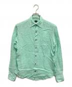 PS Paul SmithＰＳポールスミス）の古着「リネンシャツ」｜グリーン