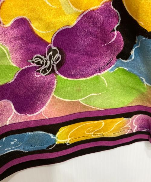 LEONARD（レオナール）LEONARD (レオナール) 総柄カットソー ブラック サイズ:Mの古着・服飾アイテム