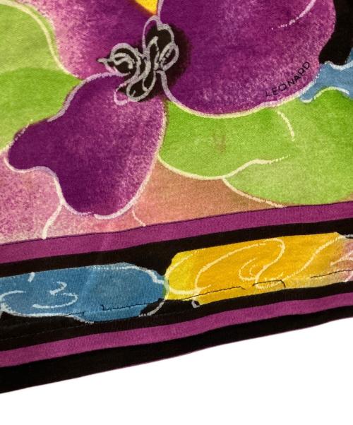 LEONARD（レオナール）LEONARD (レオナール) 総柄カットソー ブラック サイズ:Mの古着・服飾アイテム