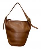 COACHコーチ）の古着「バケツ型ショルダーバッグ」｜ブラウン