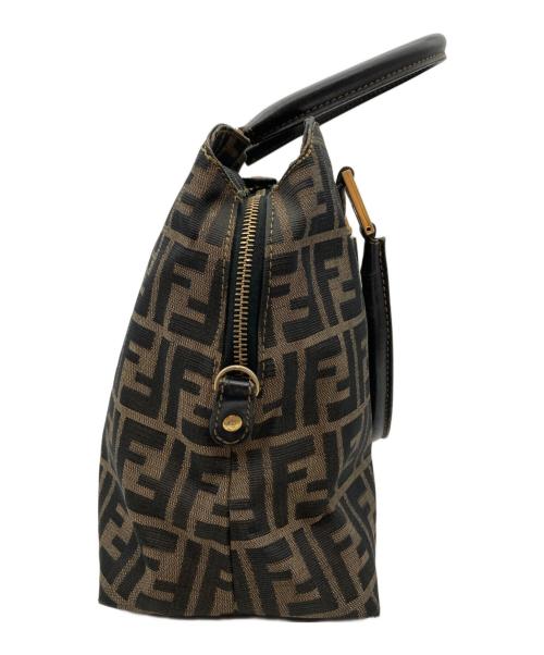 FENDI（フェンディ）FENDI (フェンディ) ズッカ柄ハンドバッグ ブラウンの古着・服飾アイテム