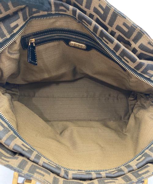 FENDI（フェンディ）FENDI (フェンディ) ズッカ柄ハンドバッグ ブラウンの古着・服飾アイテム