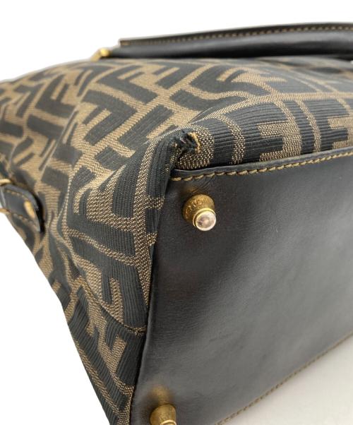 FENDI（フェンディ）FENDI (フェンディ) ズッカ柄ハンドバッグ ブラウンの古着・服飾アイテム