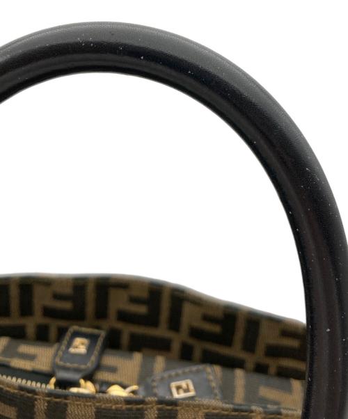 FENDI（フェンディ）FENDI (フェンディ) ズッカ柄ハンドバッグ ブラウンの古着・服飾アイテム