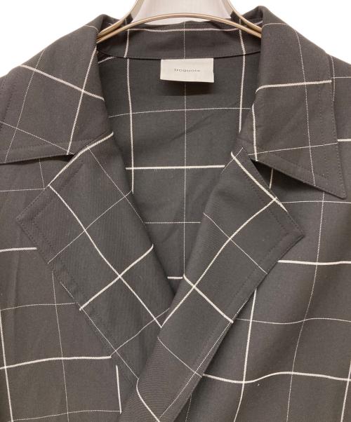 IROQUOIS（イロコイ）IROQUOIS (イロコイ) T/R WINDOWPANE WJK ブラック サイズ:SIZE 1の古着・服飾アイテム