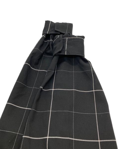 IROQUOIS（イロコイ）IROQUOIS (イロコイ) T/R WINDOWPANE WJK ブラック サイズ:SIZE 1の古着・服飾アイテム
