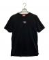 DIESEL（ディーゼル）の古着「メタリックオーバルロゴTシャツ」｜ブラック