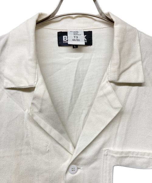 BLACK COMME des GARCONS（ブラックコムデギャルソン）BLACK COMME des GARCONS (ブラックコムデギャルソン) 22SS リビルド樹脂ポケットコットンツイルエンジニアコート ホワイト サイズ:SIZE Lの古着・服飾アイテム