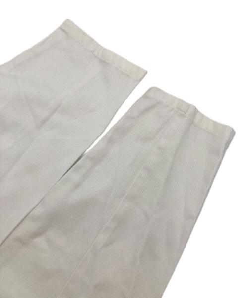 BLACK COMME des GARCONS（ブラックコムデギャルソン）BLACK COMME des GARCONS (ブラックコムデギャルソン) 22SS リビルド樹脂ポケットコットンツイルエンジニアコート ホワイト サイズ:SIZE Lの古着・服飾アイテム