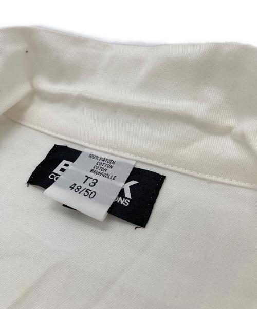 BLACK COMME des GARCONS（ブラックコムデギャルソン）BLACK COMME des GARCONS (ブラックコムデギャルソン) 22SS リビルド樹脂ポケットコットンツイルエンジニアコート ホワイト サイズ:SIZE Lの古着・服飾アイテム