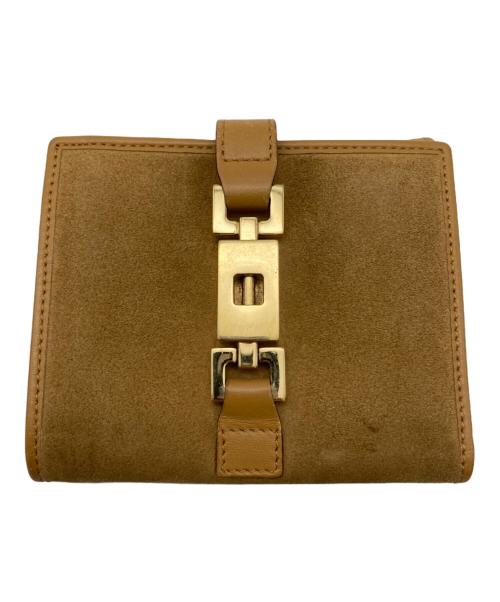 GUCCI（グッチ）GUCCI (グッチ) 3つ折り財布 ブラウンの古着・服飾アイテム