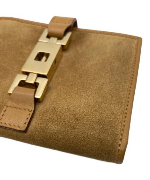 GUCCI（グッチ）GUCCI (グッチ) 3つ折り財布 ブラウンの古着・服飾アイテム