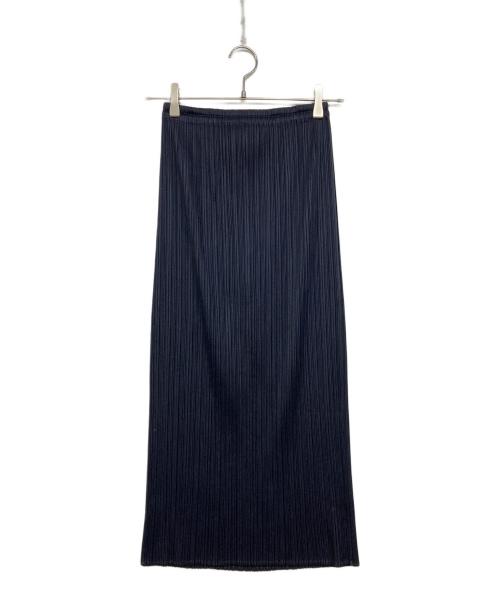 PLEATS PLEASE（プリーツプリーズ）PLEATS PLEASE (プリーツプリーズ) プリーツスカート ネイビー サイズ:不明(実寸サイズをご確認ください)の古着・服飾アイテム