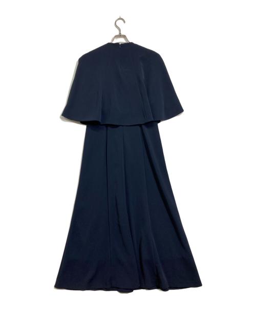anuans（アニュアンス）anuans (アニュアンス) 2WAYケープナローワンピース ネイビー サイズ:Mの古着・服飾アイテム