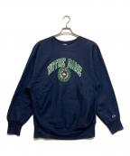 Champion REVERSE WEAVEチャンピオン リバース ウィーブ）の古着「カレッジロゴリバースウィーブスウェット」｜ネイビー