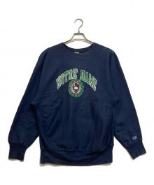 Champion REVERSE WEAVE（チャンピオン リバース ウィーブ）の古着「カレッジロゴリバースウィーブスウェット」｜ネイビー