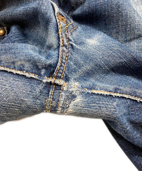EVISU（エヴィス）EVISU (エヴィス) シンチバックダブルニーデニムパンツ インディゴ サイズ:W34の古着・服飾アイテム