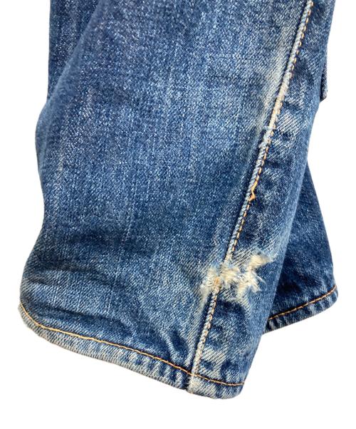 EVISU（エヴィス）EVISU (エヴィス) シンチバックダブルニーデニムパンツ インディゴ サイズ:W34の古着・服飾アイテム