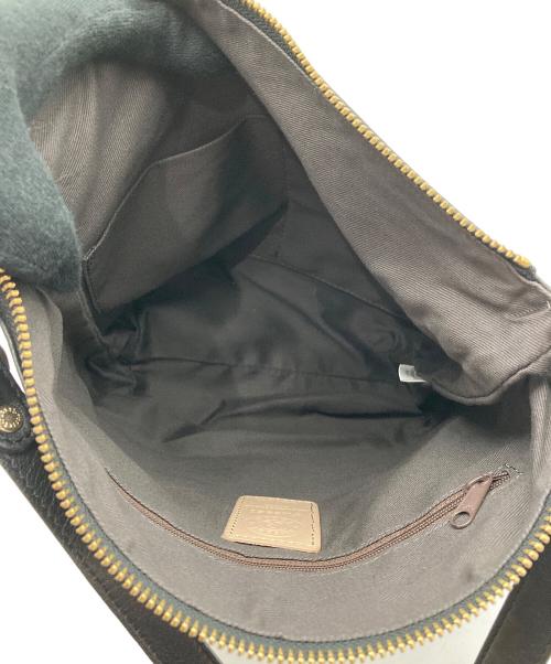 russet（ラシット）russet (ラシット) ソフトレザーショルダーバッグ ブラックの古着・服飾アイテム