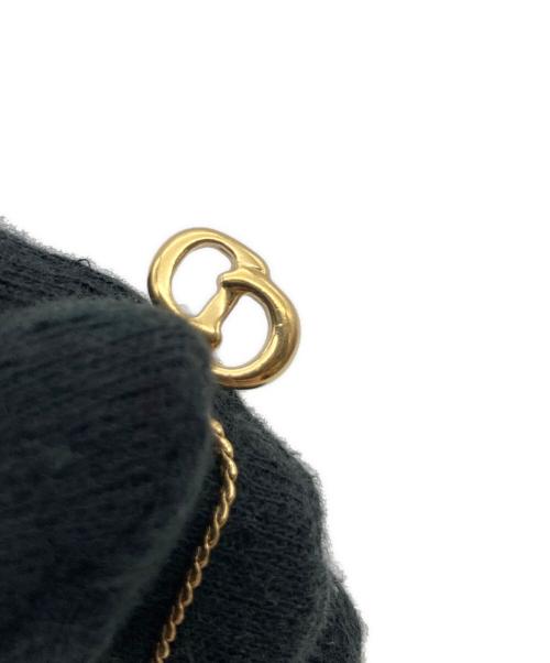 Christian Dior（クリスチャン ディオール）Christian Dior (クリスチャン ディオール) CDロゴネックレス ゴールドの古着・服飾アイテム