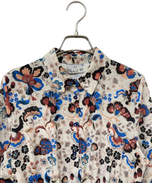 mees（ミース）mees (ミース) シャツワンピース ベージュ サイズ:38の古着・服飾アイテム