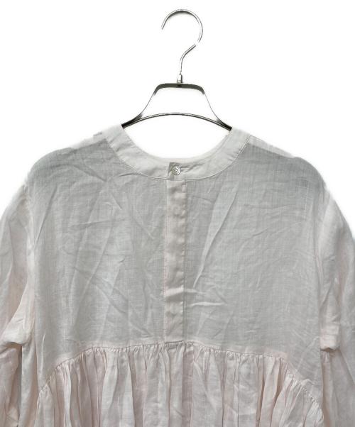 BEARDSLEY（ビアズリー）BEARDSLEY (ビアズリー) ギャザーチュニックワンピース ピンク サイズ:Fの古着・服飾アイテム