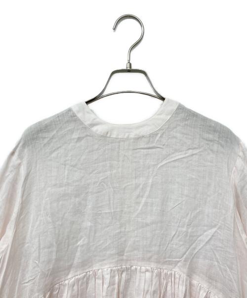 BEARDSLEY（ビアズリー）BEARDSLEY (ビアズリー) ギャザーチュニックワンピース ピンク サイズ:Fの古着・服飾アイテム