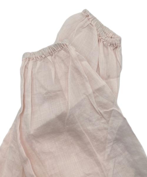 BEARDSLEY（ビアズリー）BEARDSLEY (ビアズリー) ギャザーチュニックワンピース ピンク サイズ:Fの古着・服飾アイテム