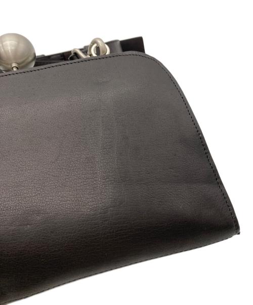 kawa-kawa（カワカワ）kawa-kawa (カワカワ) がま口お財布ショルダーバッグ ブラックの古着・服飾アイテム