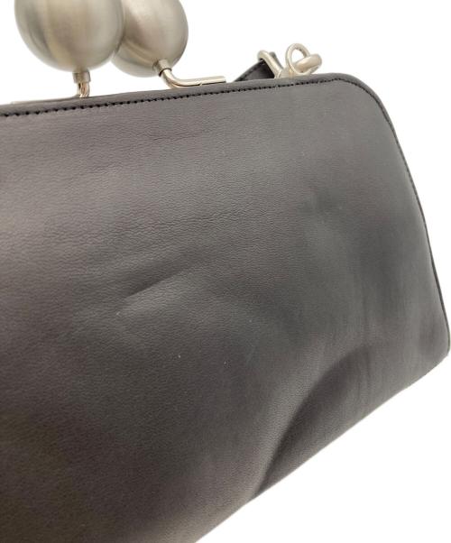 kawa-kawa（カワカワ）kawa-kawa (カワカワ) がま口お財布ショルダーバッグ ブラックの古着・服飾アイテム