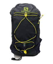 SALOMON（サロモン）の古着「ハイドレーションバック AGILE 12 SET」｜ネイビー×イエロー