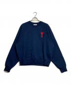 amiアミ）の古着「刺繍ロゴスウェット」｜ネイビー