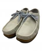 CLARKSクラークス）の古着「ワラビー」｜スカイブルー