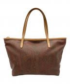 ETROエトロ）の古着「ペイズリートートバッグ」｜ブラウン