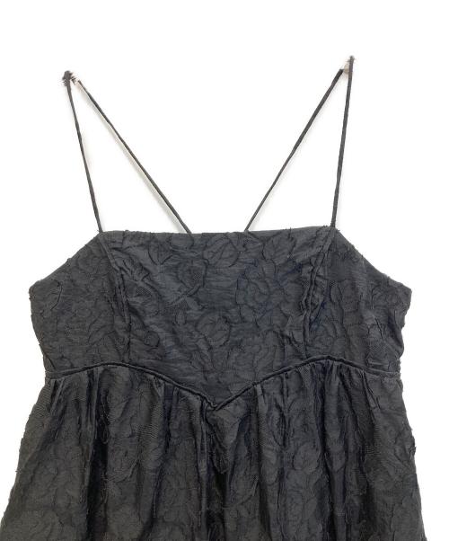 furfur（ファーファー）furfur (ファーファー) ジャガードワンピース ブラック サイズ:SIZE Freeの古着・服飾アイテム
