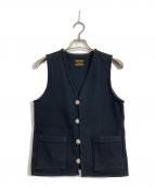 COOTIEクーティー）の古着「コンチョボタン バハベスト」｜ブラック