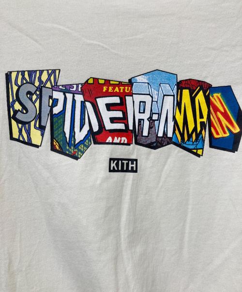 KITH（キス）KITH (キス) MARVEL (マーベル) Spider-Man Comic Covers Tee アイボリー サイズ:Lの古着・服飾アイテム