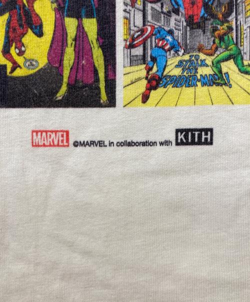 KITH（キス）KITH (キス) MARVEL (マーベル) Spider-Man Comic Covers Tee アイボリー サイズ:Lの古着・服飾アイテム