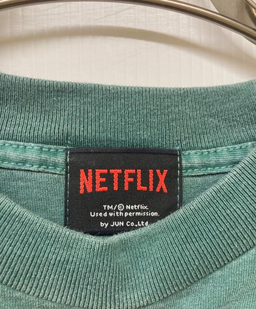 NETFLIX（ネットフリックス）NETFLIX (ネットフリックス) SQUID GAME Tシャツ/スクイッド・ゲームTシャツ グリーン サイズ:XLの古着・服飾アイテム