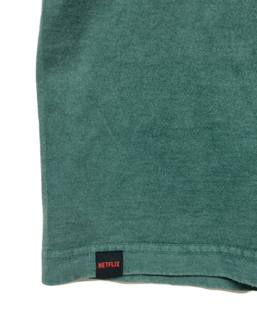 NETFLIX（ネットフリックス）NETFLIX (ネットフリックス) SQUID GAME Tシャツ/スクイッド・ゲームTシャツ グリーン サイズ:XLの古着・服飾アイテム