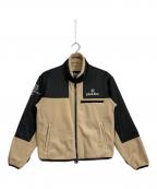 Schottショット）の古着「フリースジャケット」｜ブラック×ベージュ