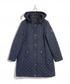 LAUREN RALPH LAURENローレンラルフローレン）の古着「パイピングキルティングコート」｜ネイビー