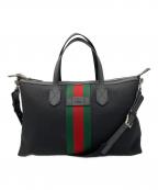 GUCCIグッチ）の古着「ナイロン2WAYボストンバッグ」｜ブラック