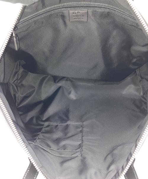 GUCCI（グッチ）GUCCI (グッチ) ナイロン2WAYボストンバッグ ブラックの古着・服飾アイテム